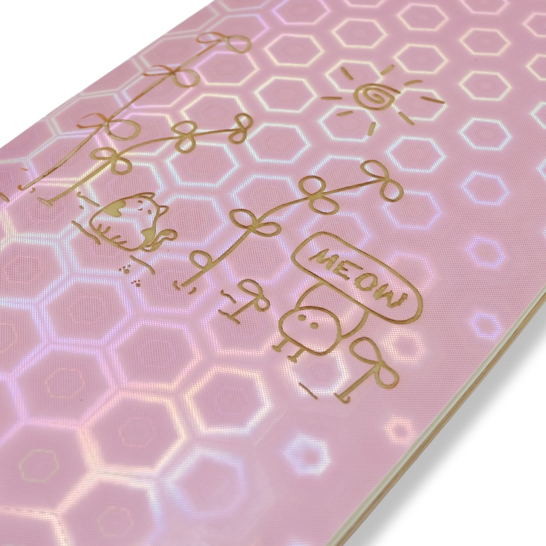 Rebirth 44.5" Laser Pink Candy Longboard - SkatebruhSG