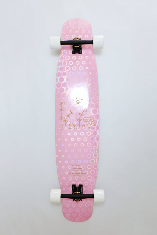 Rebirth 44.5" Laser Pink Candy Longboard - SkatebruhSG
