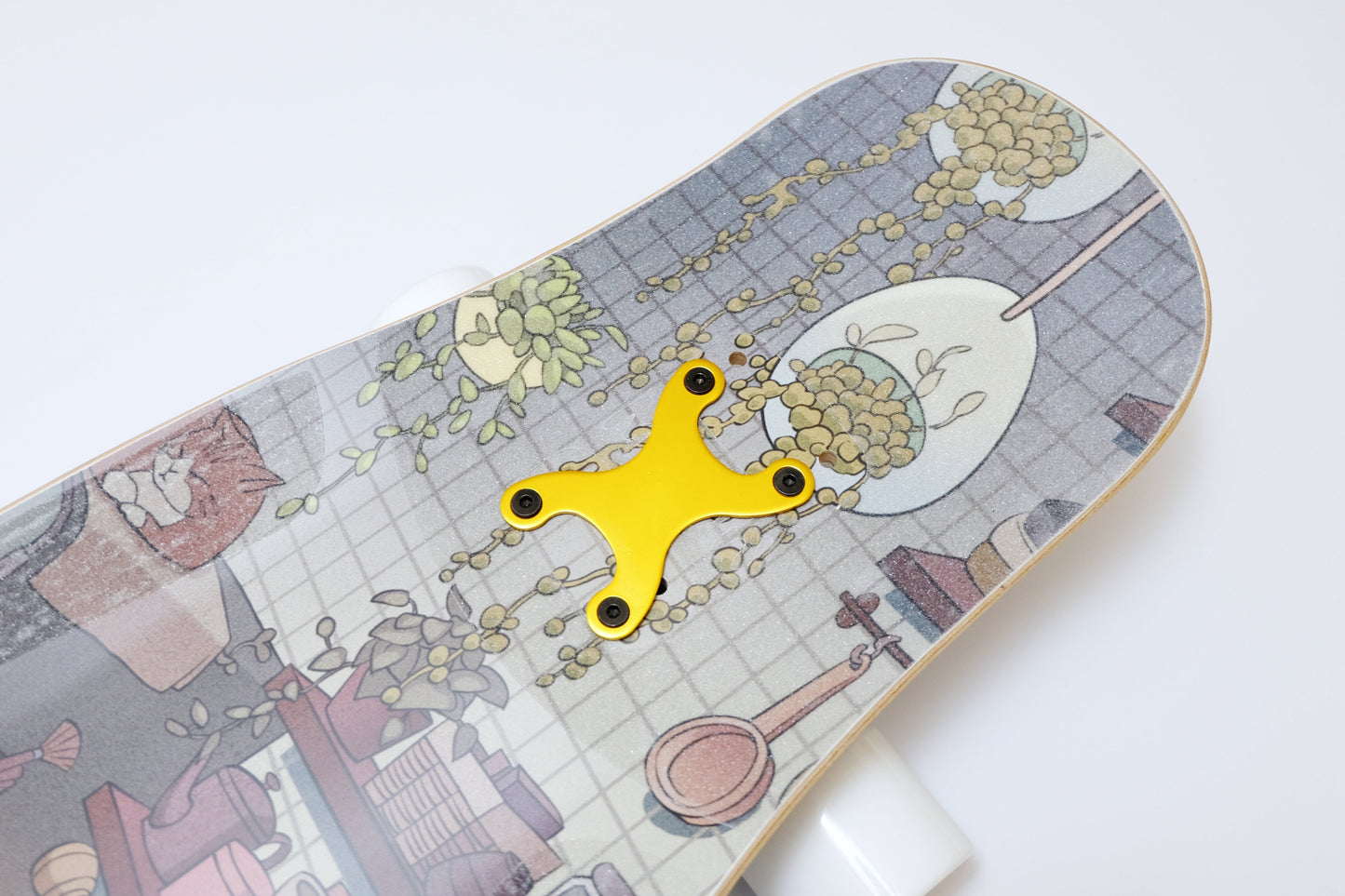 Rebirth 44.5" Meow Kitchen Longboard - SkatebruhSG