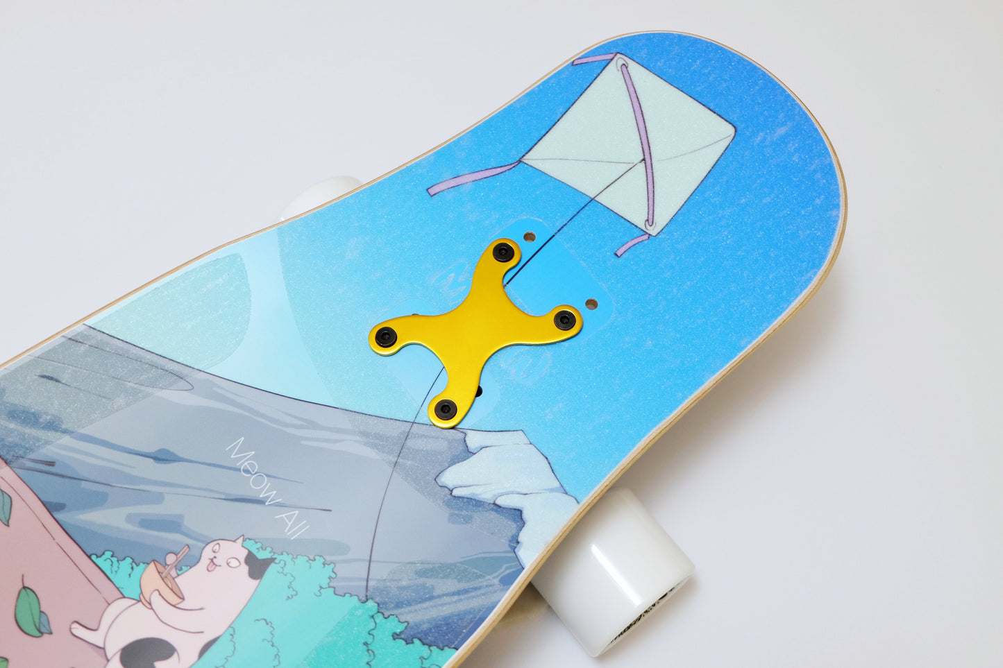 Rebirth 44.5" Meow Noodle House Longboard - SkatebruhSG