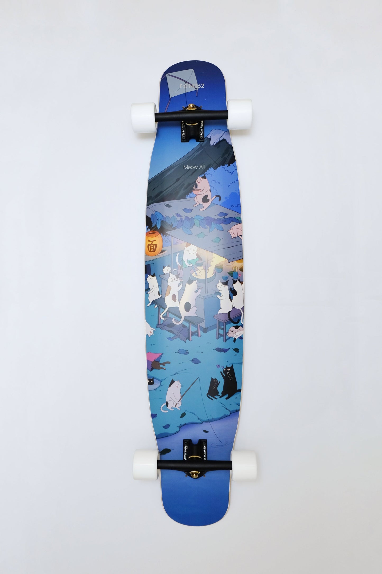 Rebirth 44.5" Meow Noodle House Longboard - SkatebruhSG