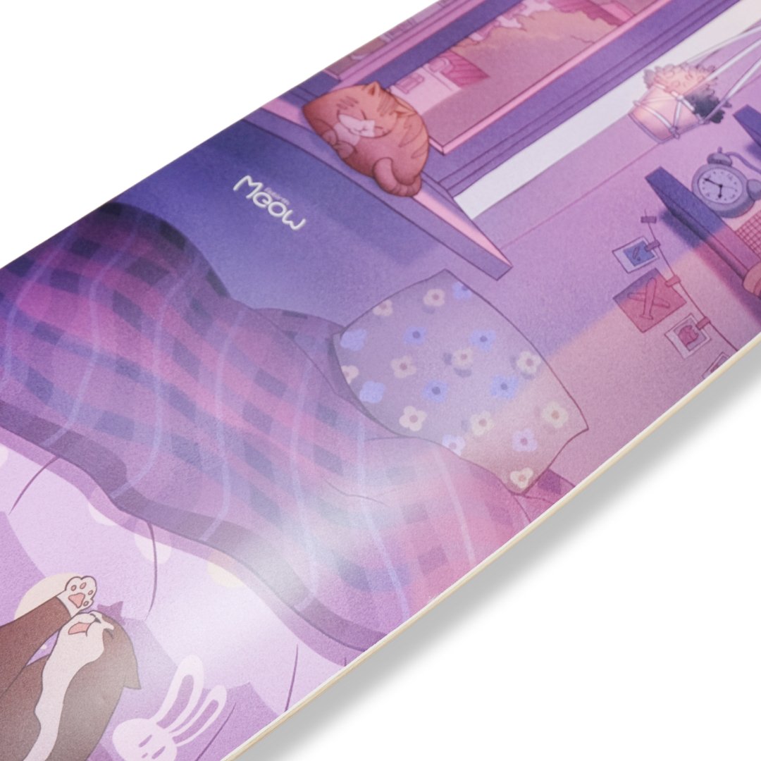 Rebirth 44.5" Meow Room Longboard deck - SkatebruhSG