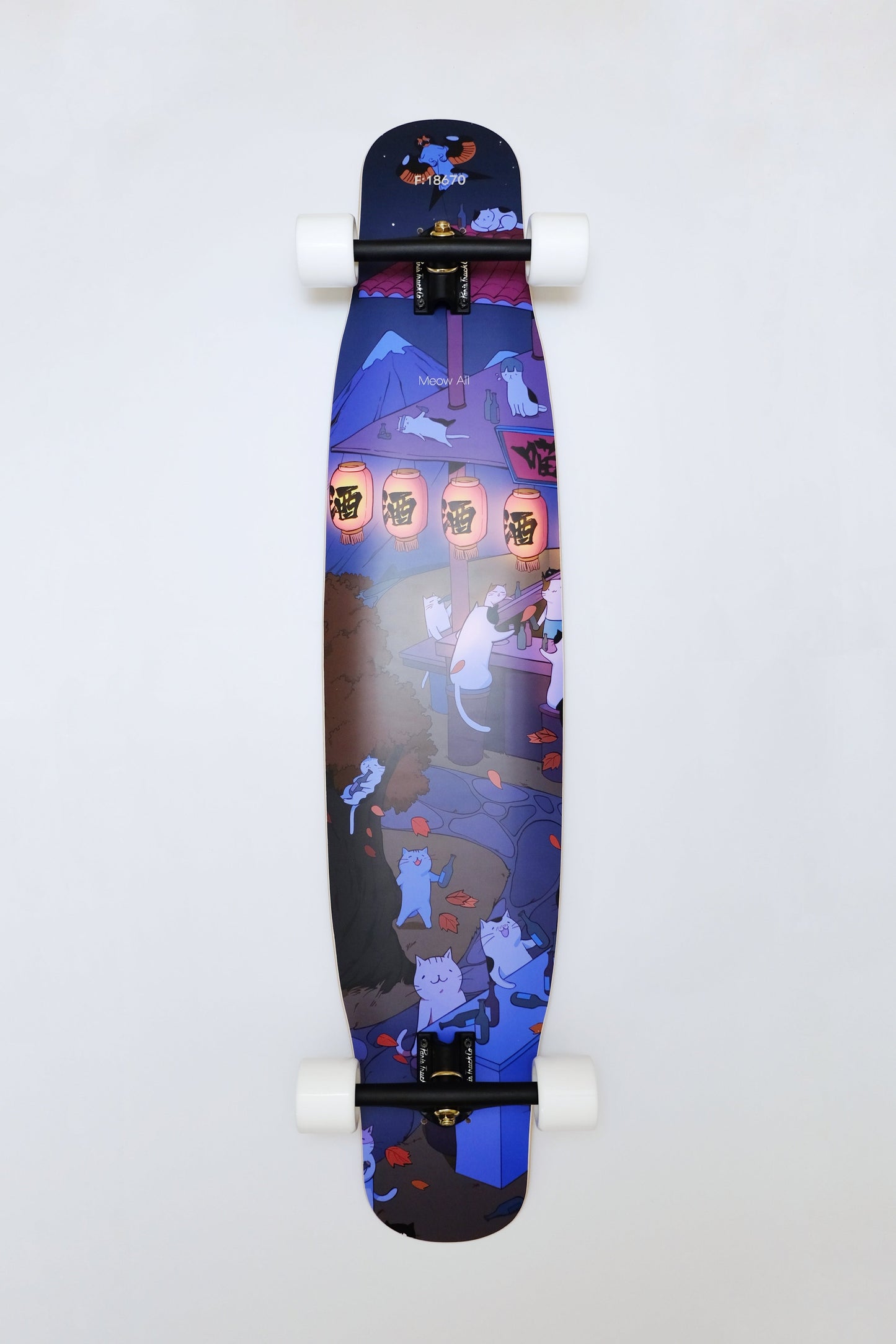 Rebirth 44.5" Meow Tavern Longboard - SkatebruhSG