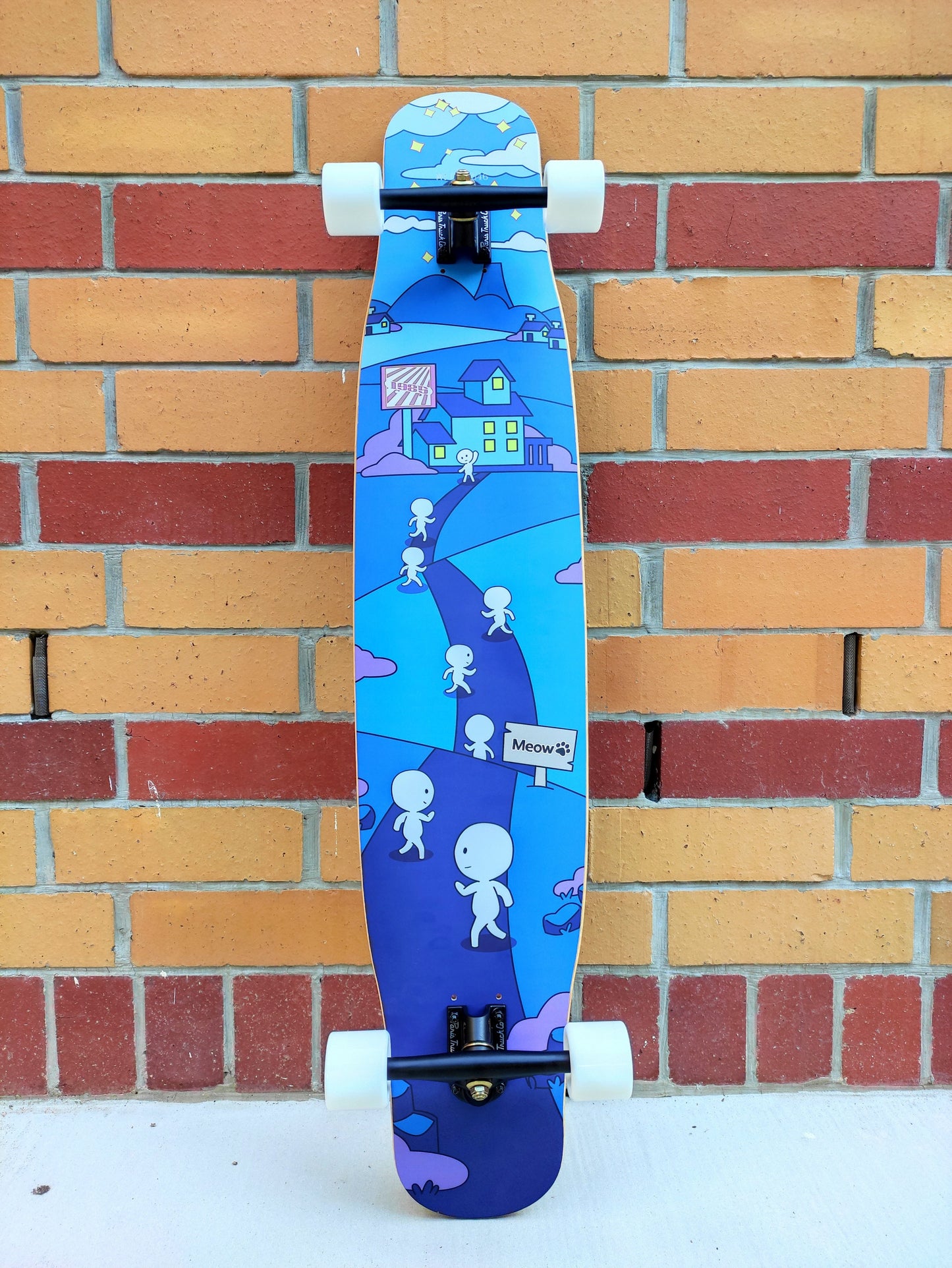 Rebirth 44.5" Skate Town longboard - SkatebruhSG Singapore Skateshop