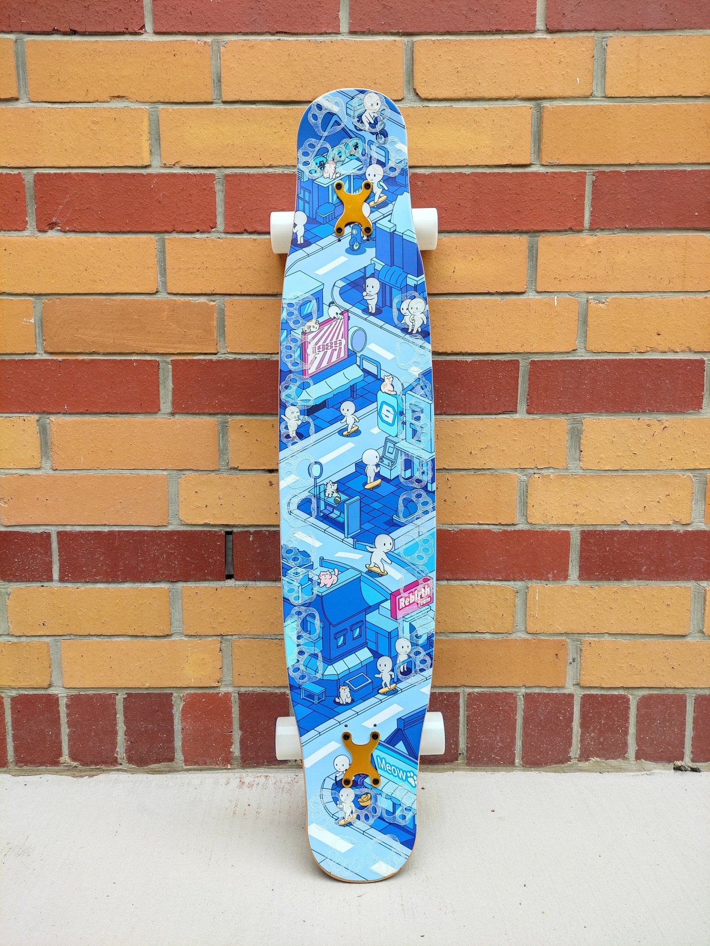 Rebirth 44.5" Skate City longboard - SkatebruhSG Singapore Skateshop