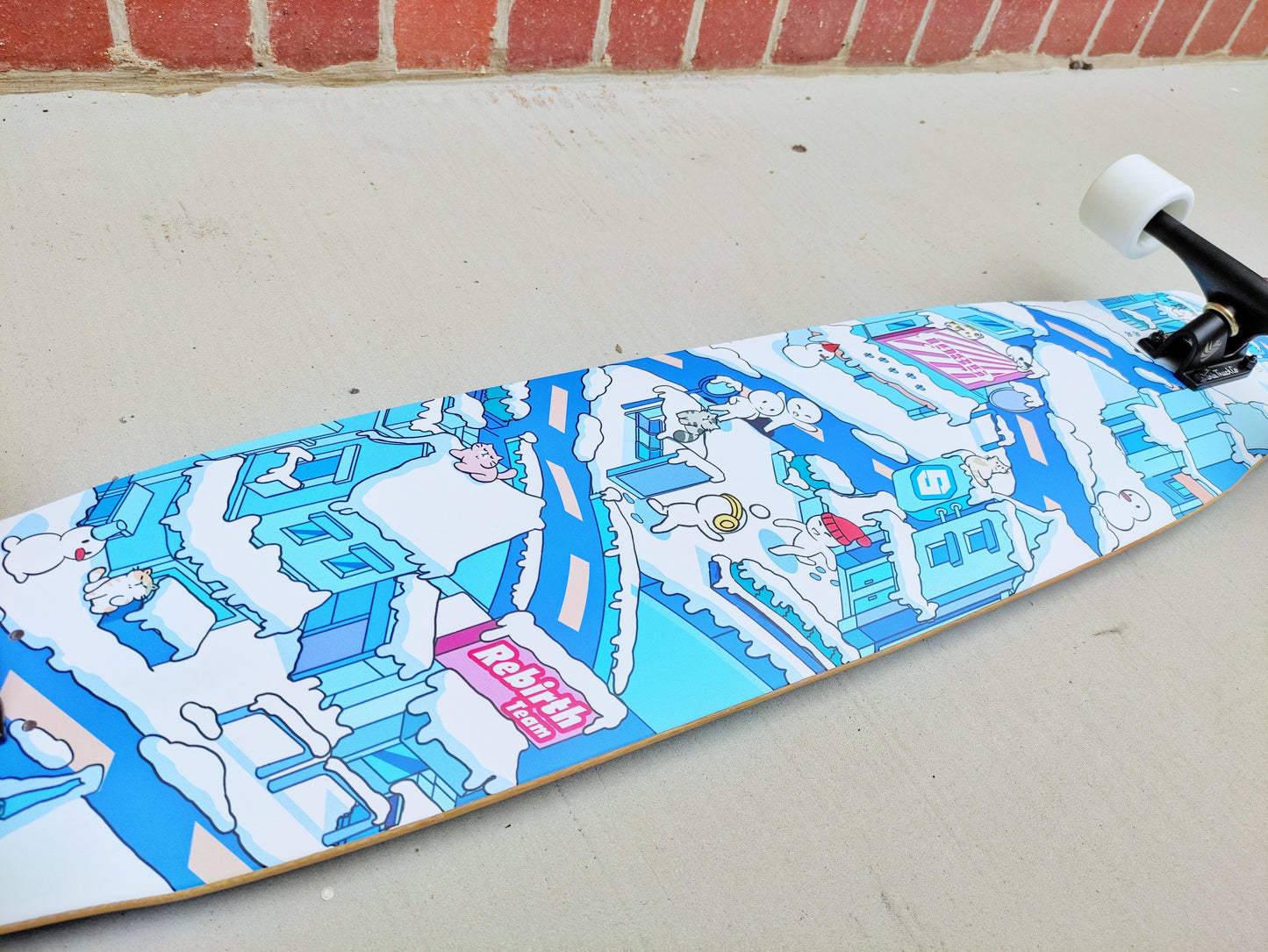 Rebirth 44.5" Skate City longboard - SkatebruhSG Singapore Skateshop
