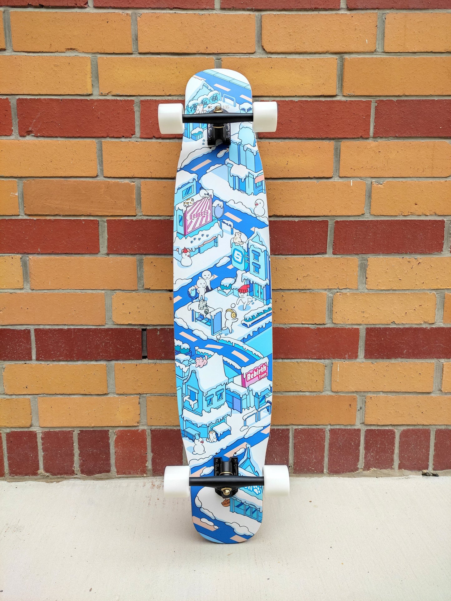 Rebirth 44.5" Skate City longboard - SkatebruhSG Singapore Skateshop