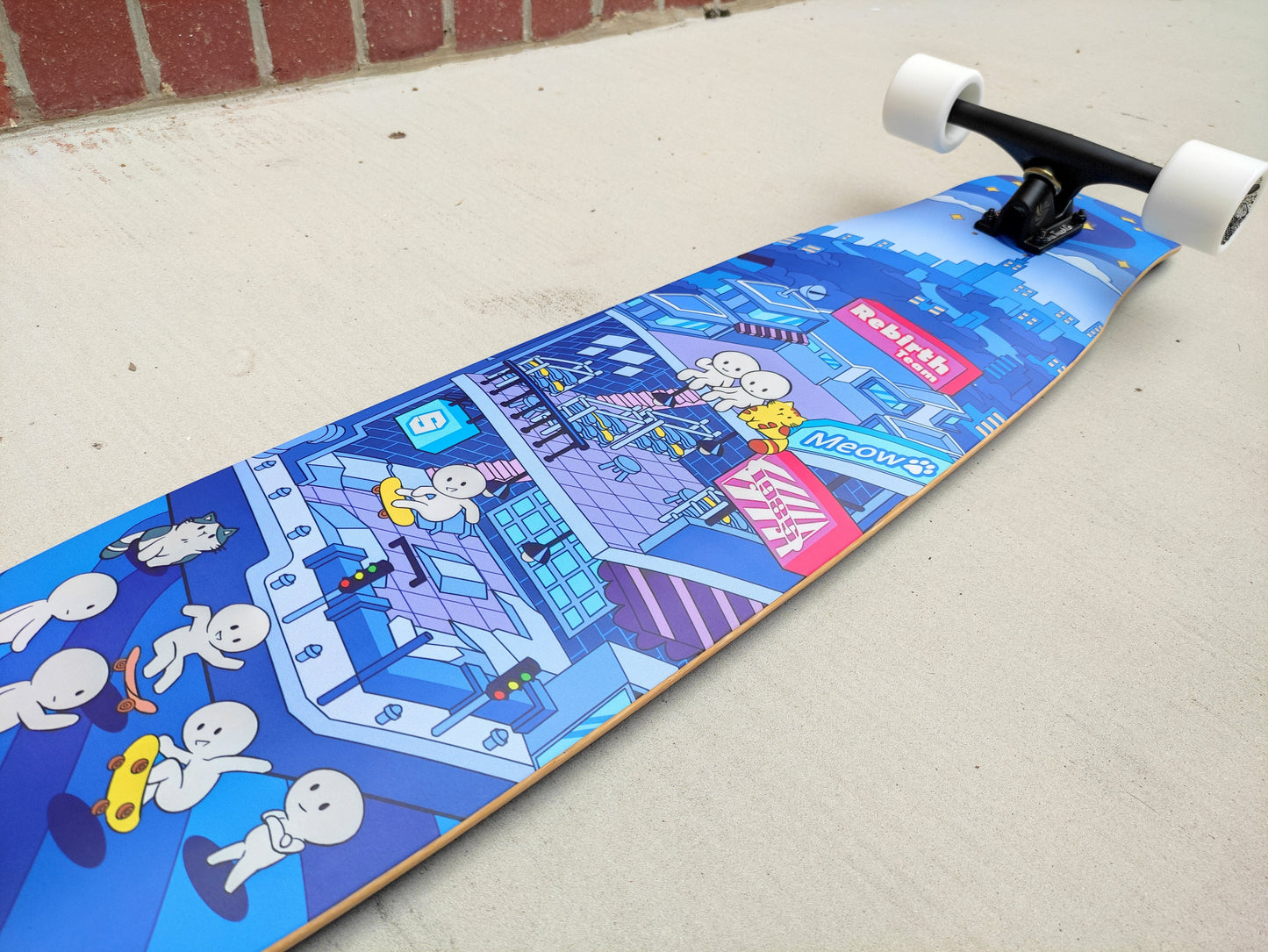 Rebirth 44.5" Skate Warehouse longboard - SkatebruhSG Singapore Skateshop