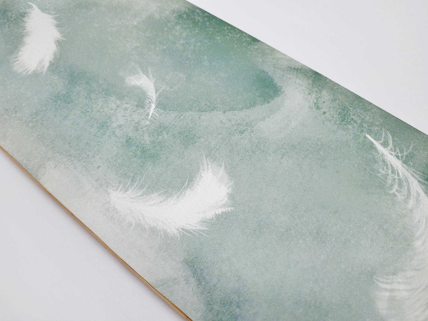 Rebirth Green Feather longboard - SkatebruhSG