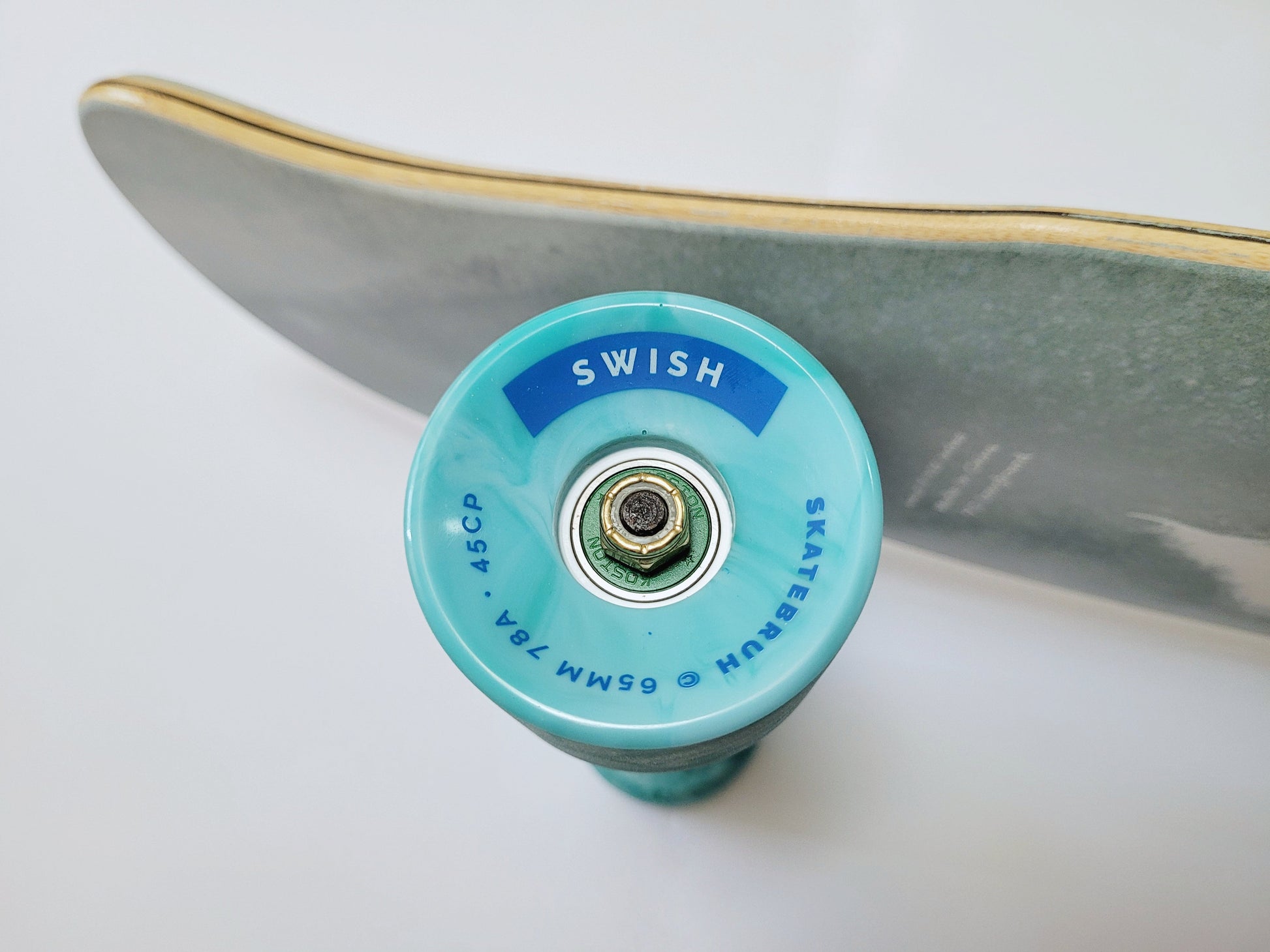 Rebirth Green Feather longboard - SkatebruhSG