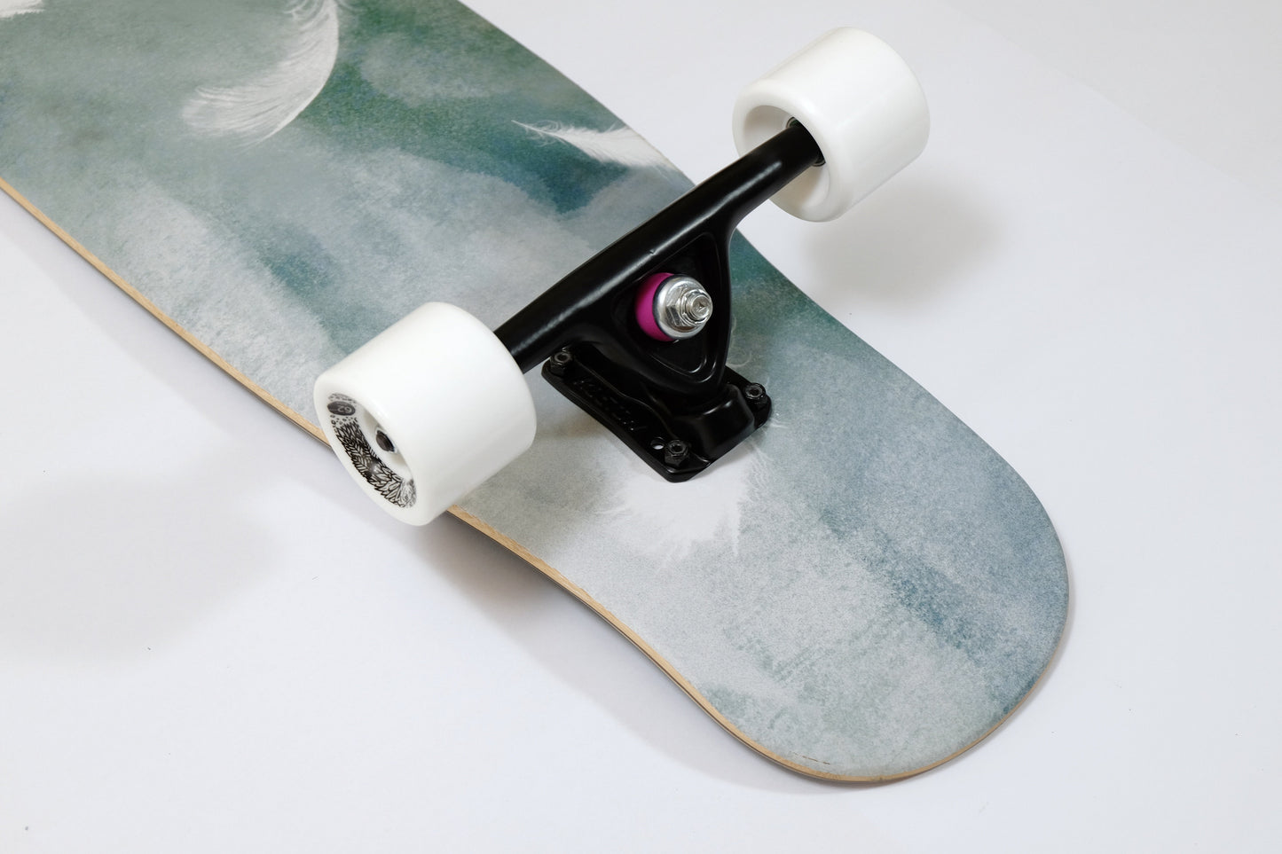 Rebirth Koston Green Feather longboard - SkatebruhSG