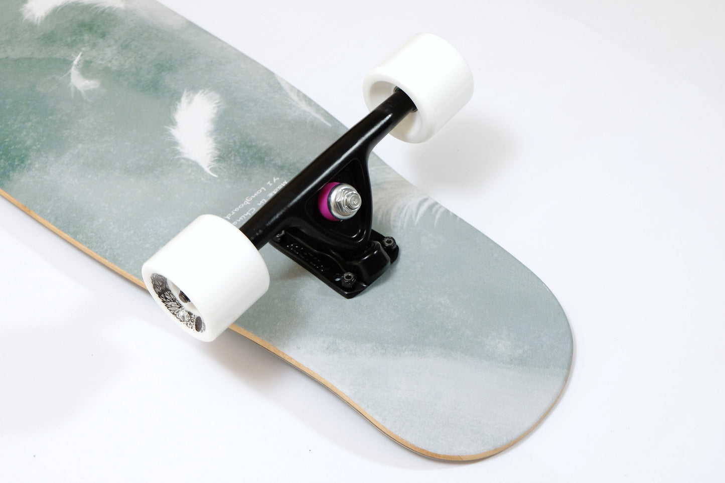 Rebirth Koston Green Feather longboard - SkatebruhSG