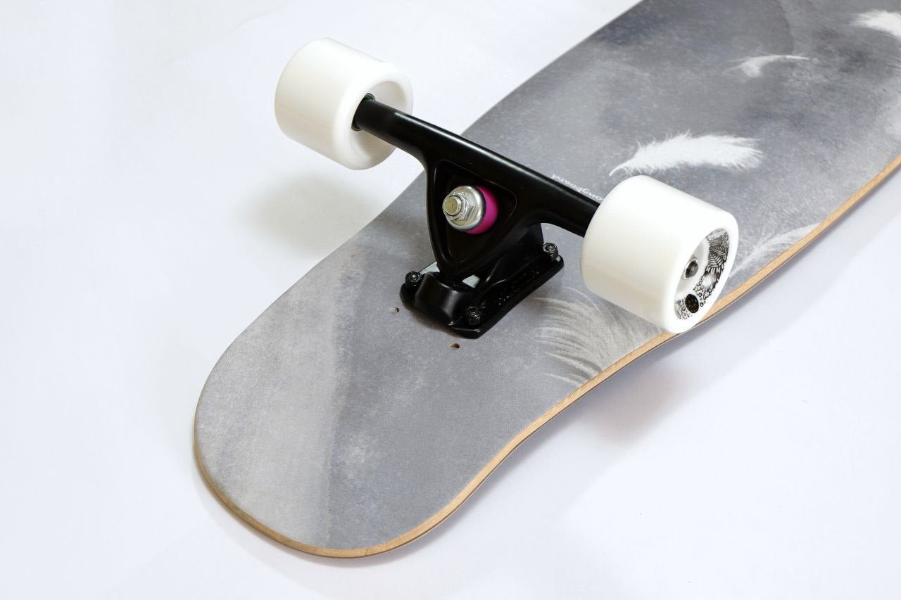 Rebirth Koston Grey Feather longboard - SkatebruhSG