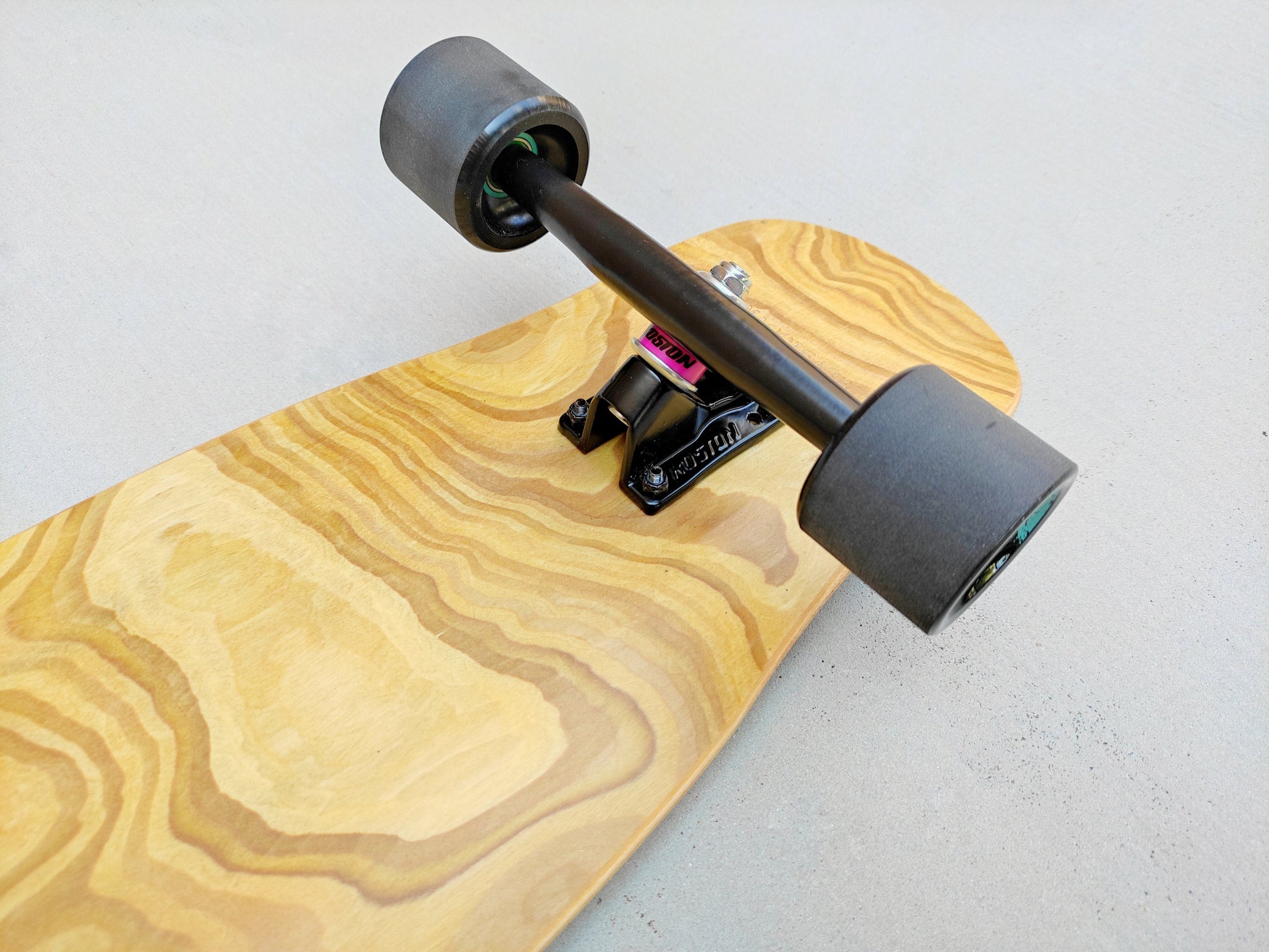 Rebirth Koston light woodgrain longboard - SkatebruhSG