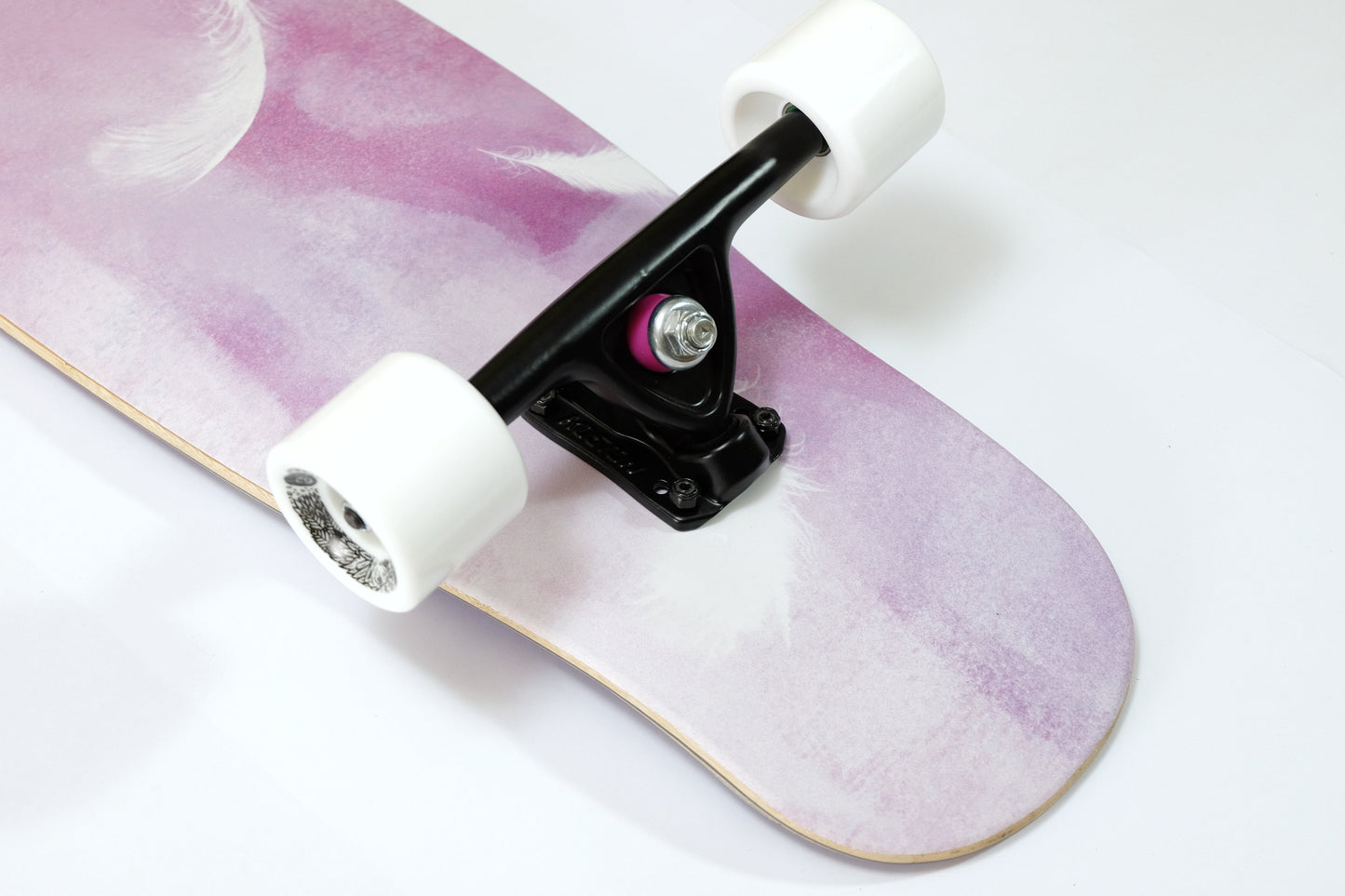 Rebirth Koston Pink Feather longboard - SkatebruhSG