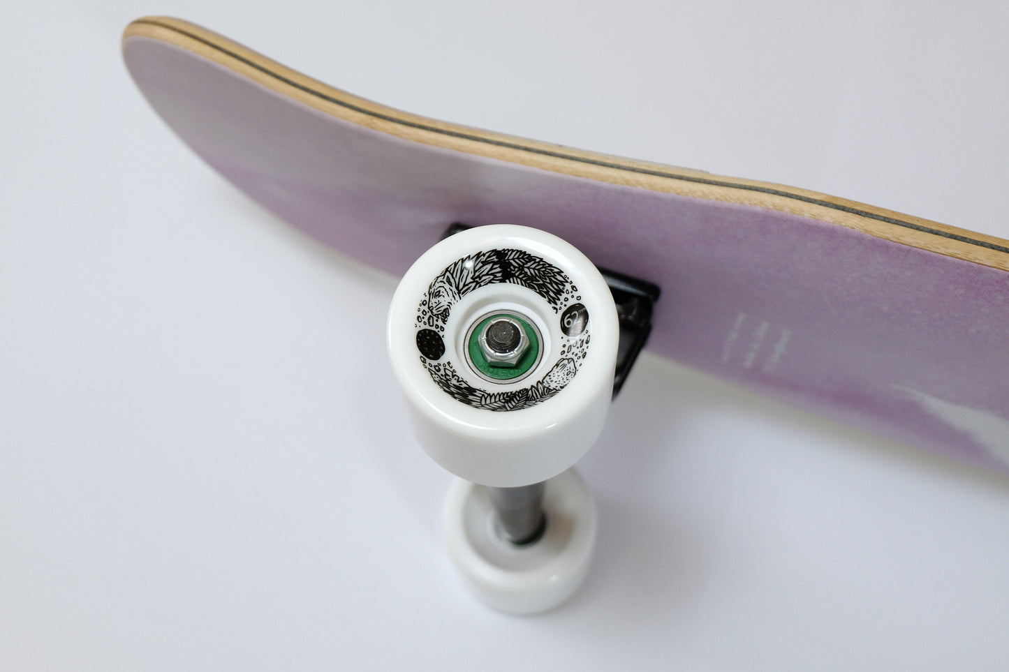 Rebirth Koston Pink Feather longboard - SkatebruhSG