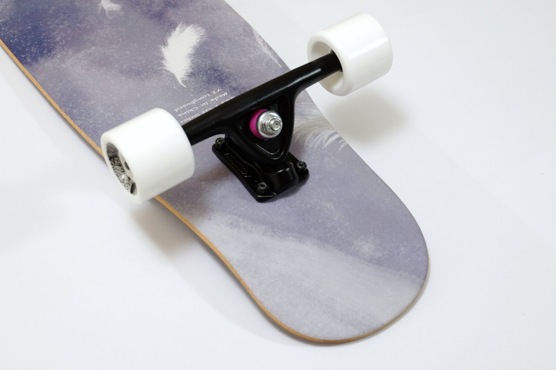 Rebirth Koston Purple Feather longboard - SkatebruhSG