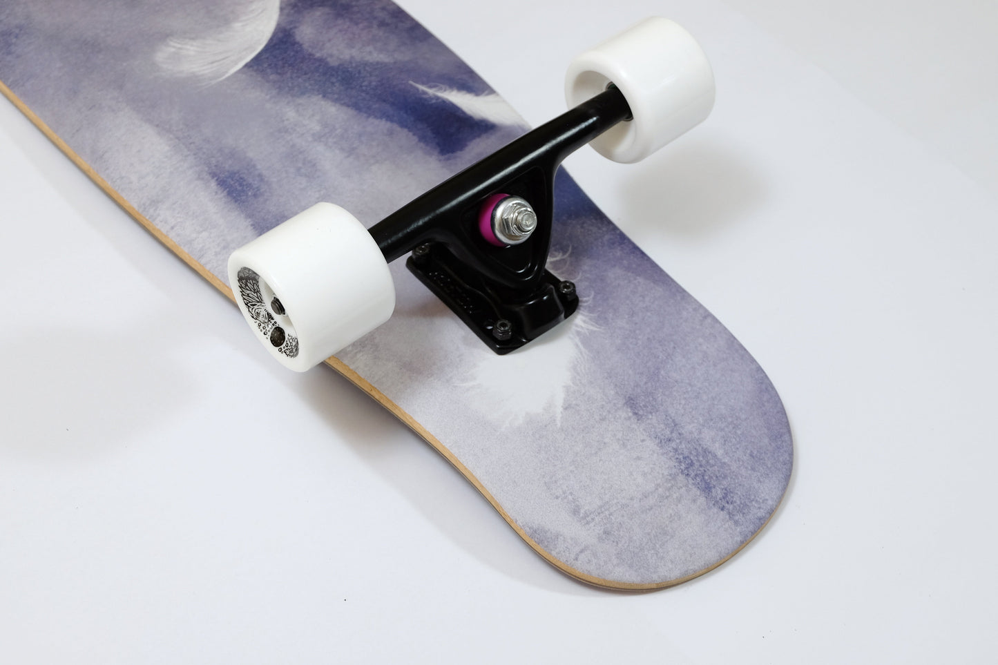 Rebirth Koston Purple Feather longboard - SkatebruhSG