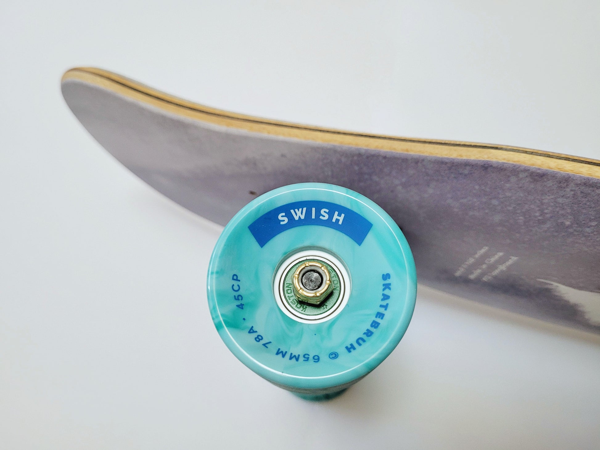 Rebirth Purple Feather longboard - SkatebruhSG