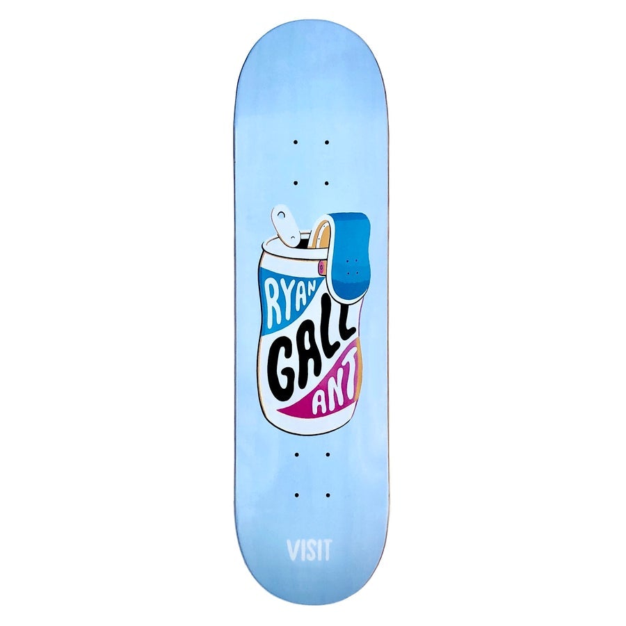 Ryan Gallant X Philip Morgan Visit Skateboarding Deck - SkatebruhSG