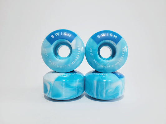 Skatebruh 52mm Sea Foam Swish Skateboard Wheels - SkatebruhSG