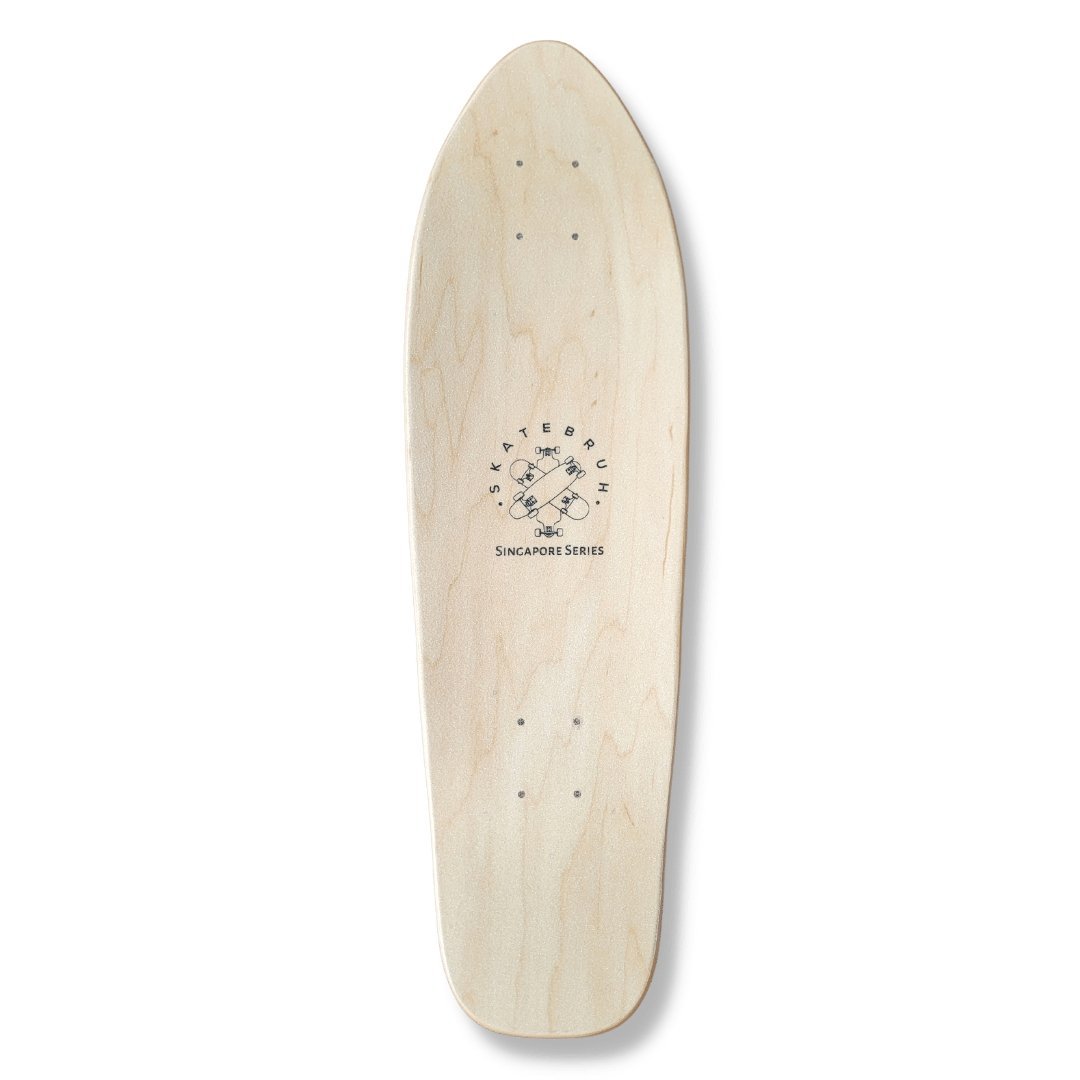 Skatebruh Chinatown Cruiser deck - Custom Skateboard Builder - SkatebruhSG