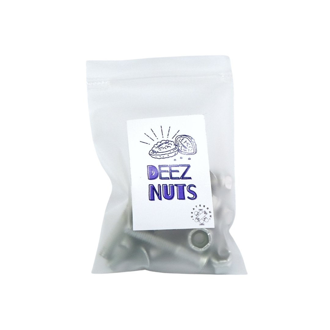 Skatebruh Deez Nuts Silver Hardware - SkatebruhSG