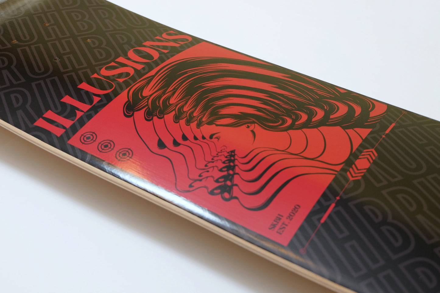 Skatebruh Illusions skateboard skateboard deck - SkatebruhSG