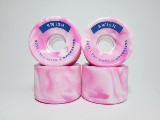 Skatebruh Raspberry Blizzard Swish Longboard Wheels - SkatebruhSG