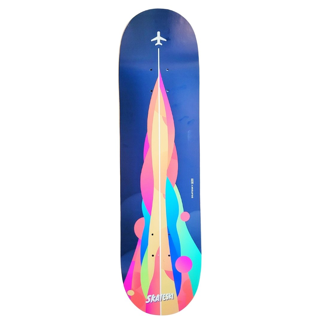 Skatesky 'Blast off' composite fibre skateboard deck - Custom Skateboard Builder - SkatebruhSG