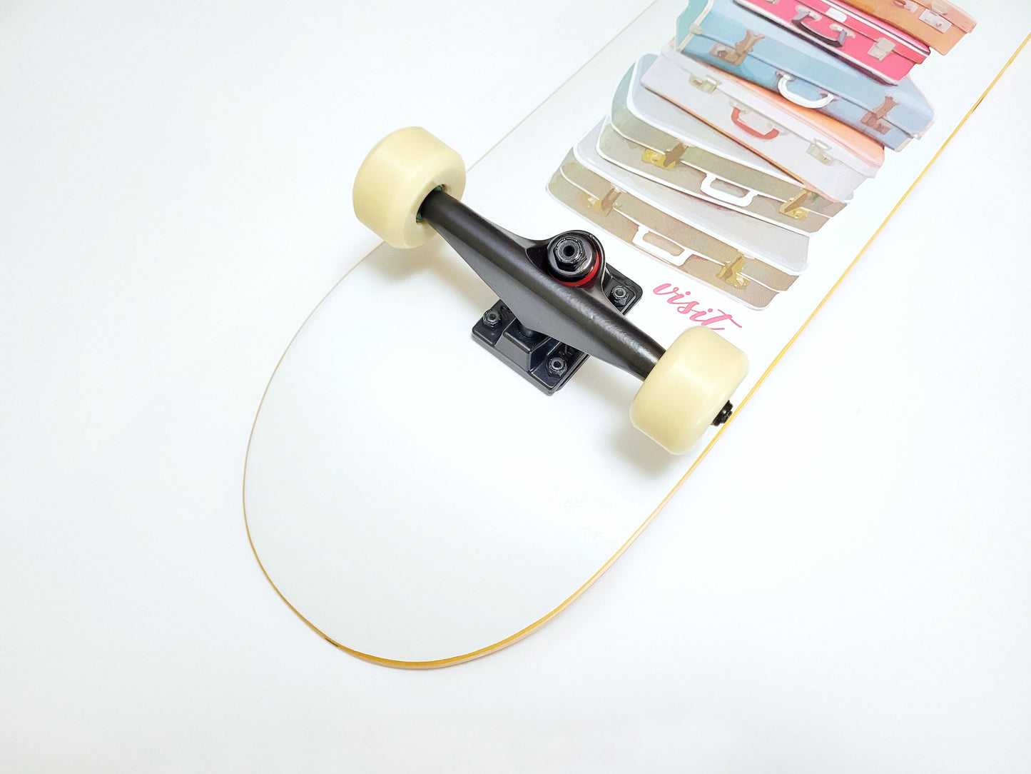 Stacked Visit Skateboard - SkatebruhSG