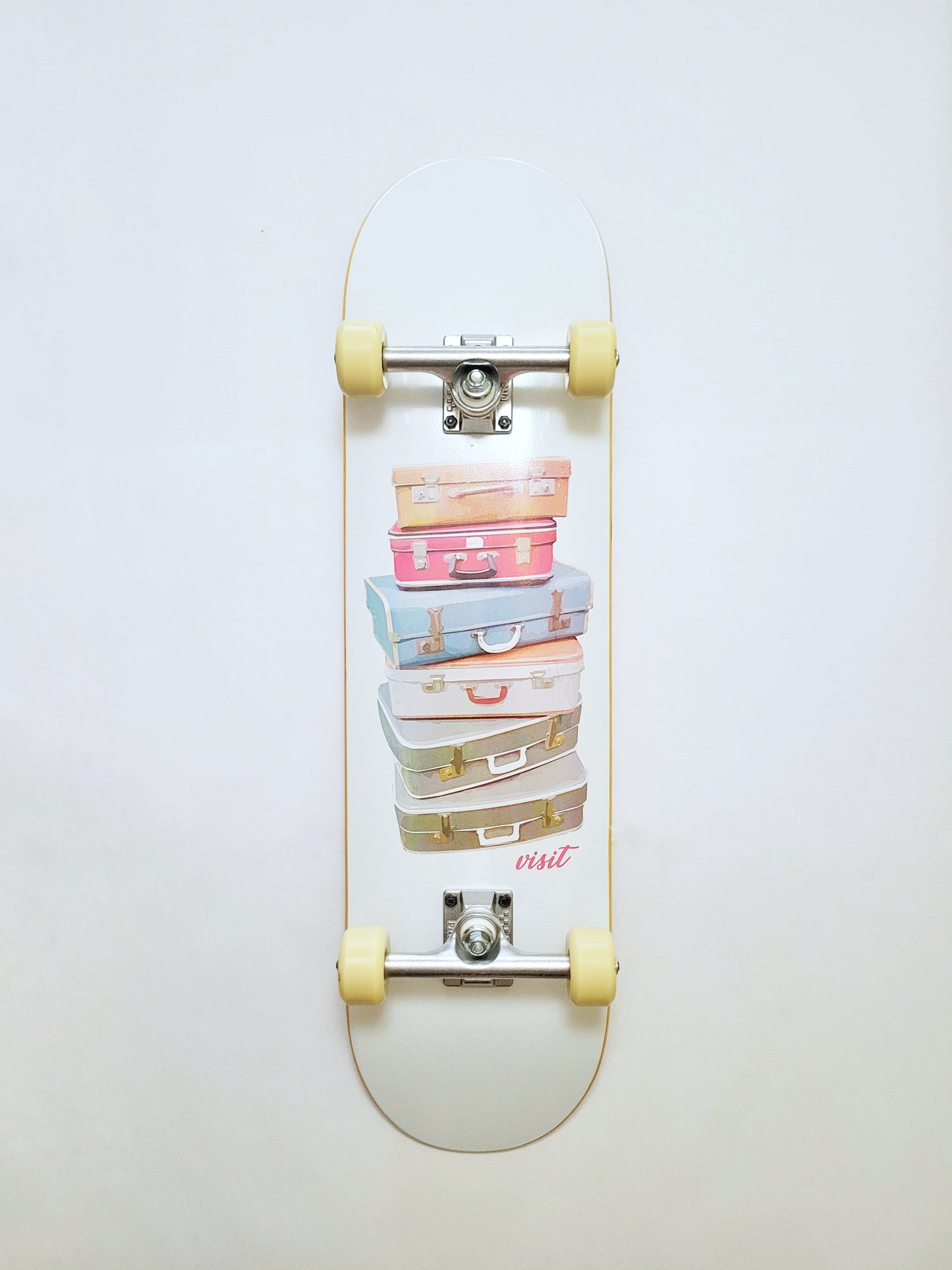Stacked Visit Skateboard - SkatebruhSG