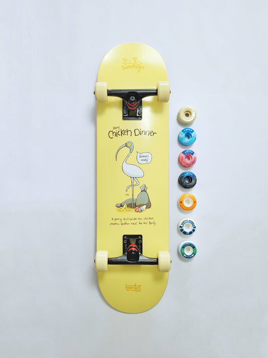 Sweetheart Bin Chicken Skateboard - SkatebruhSG