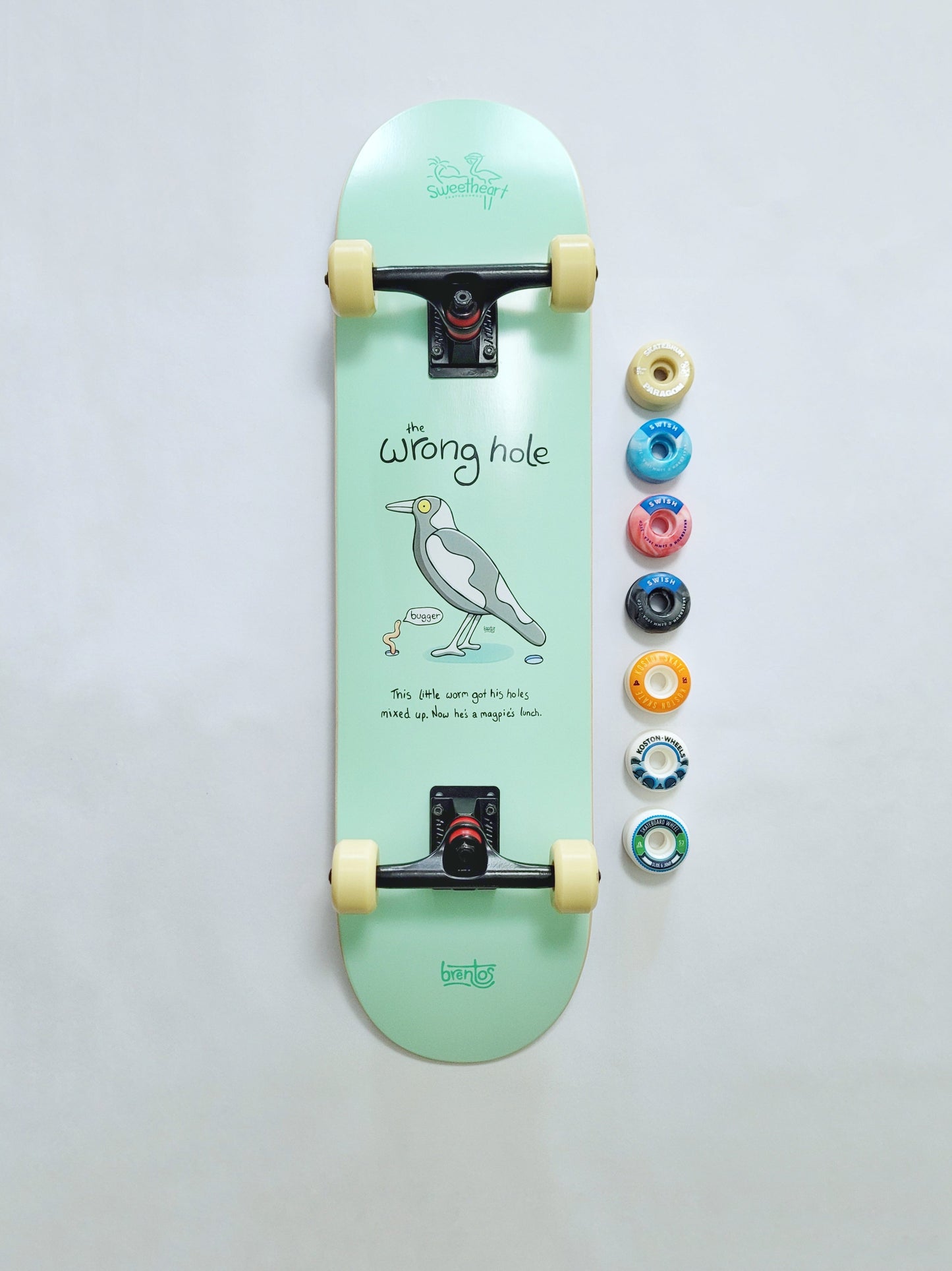 Sweetheart Magpie Skateboard - SkatebruhSG