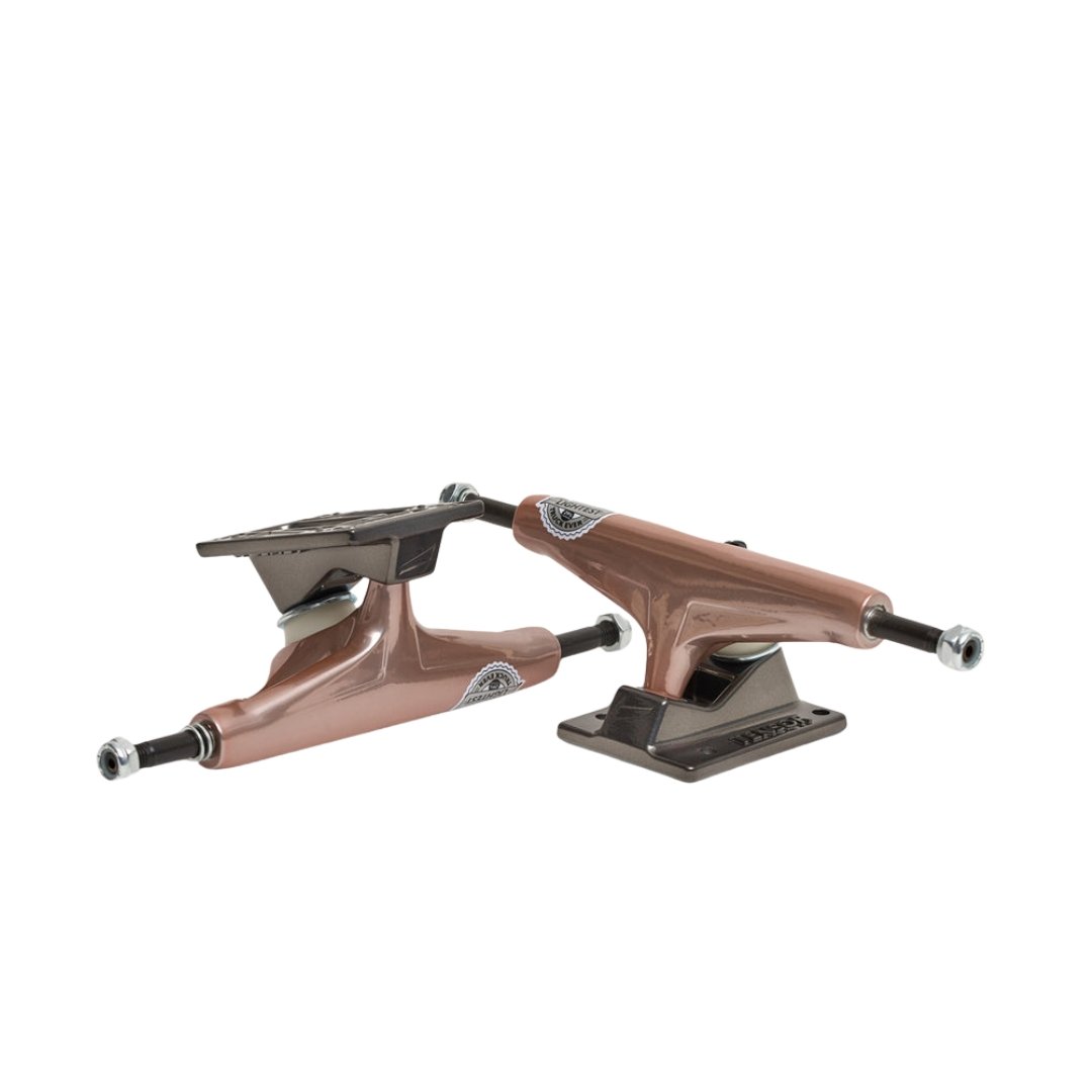 Tensor Mag Light Rose Gold/ Gunmetal Skateboard Trucks - SkatebruhSG