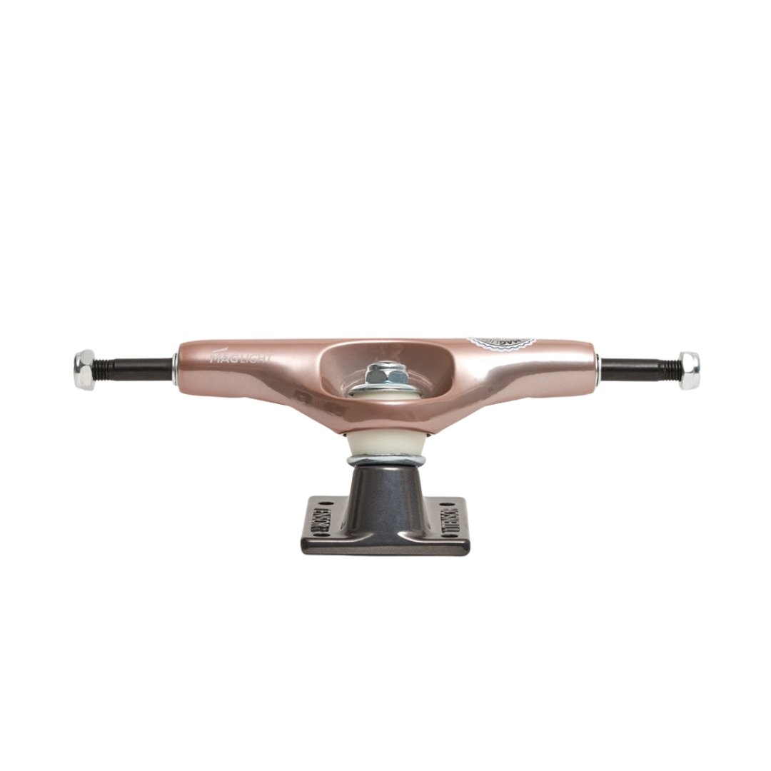 Tensor Mag Light Rose Gold/ Gunmetal Skateboard Trucks - SkatebruhSG
