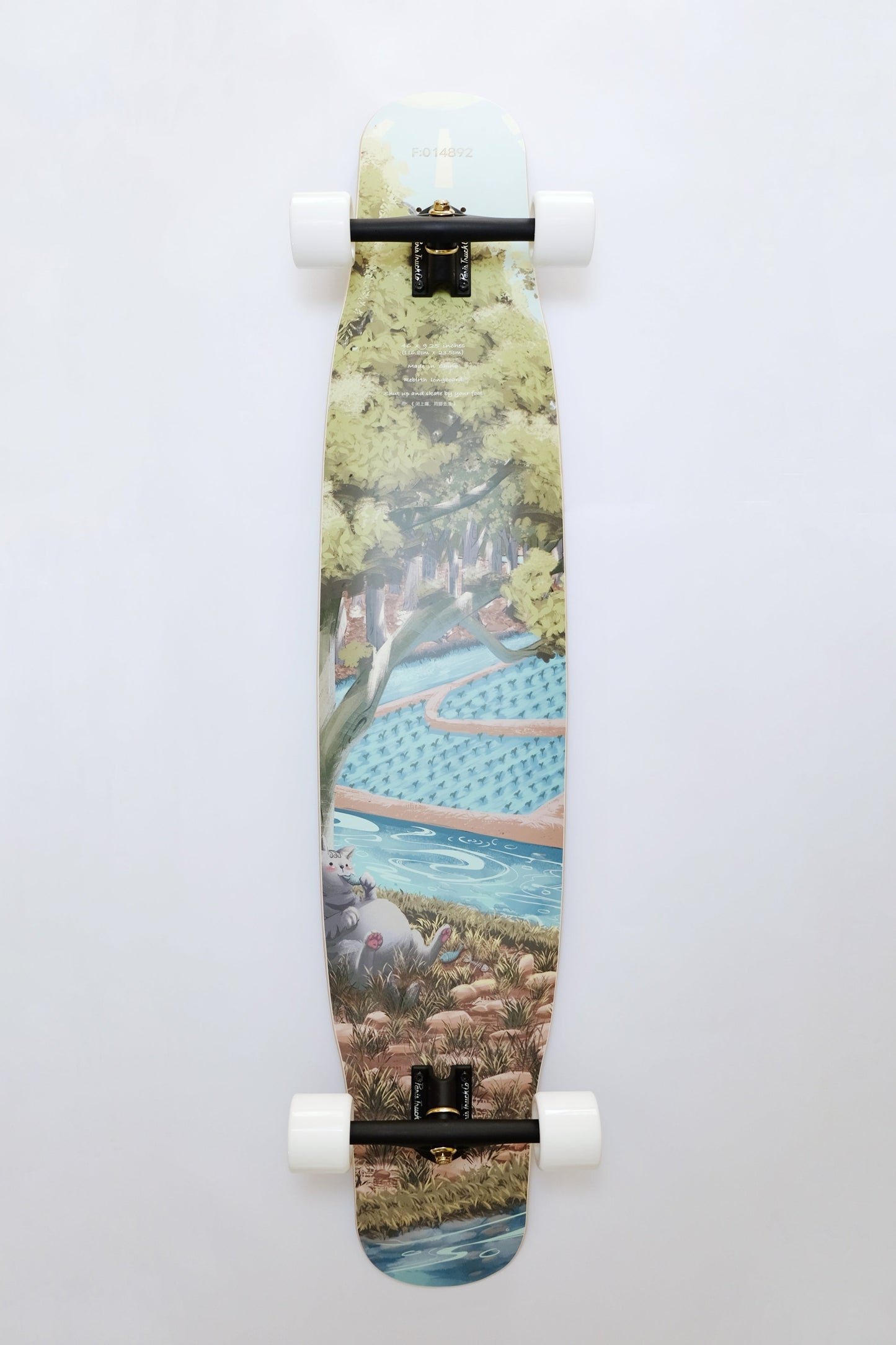 Triangle 46" Summer Longboard - SkatebruhSG