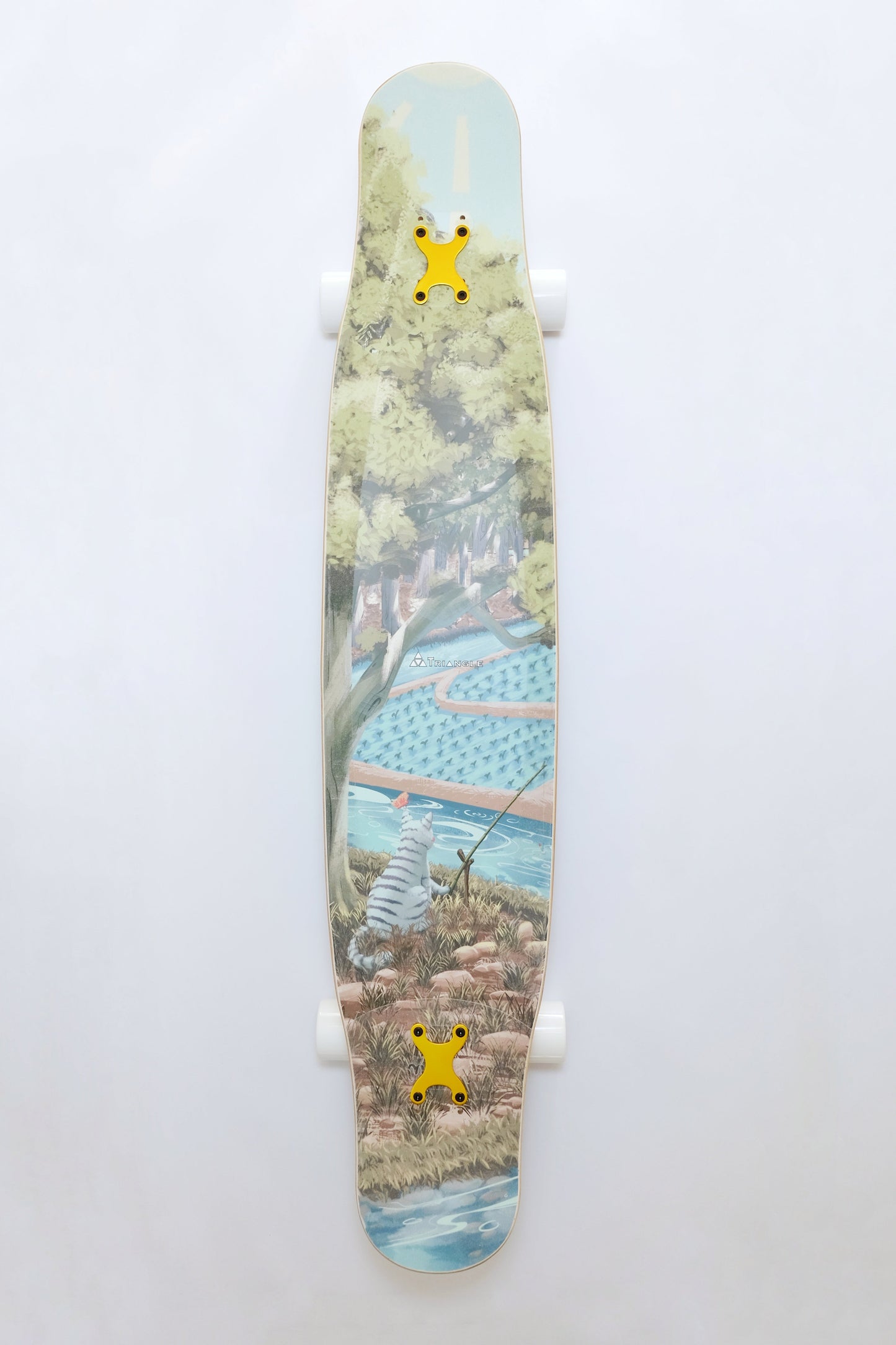 Triangle 46" Summer Longboard - SkatebruhSG