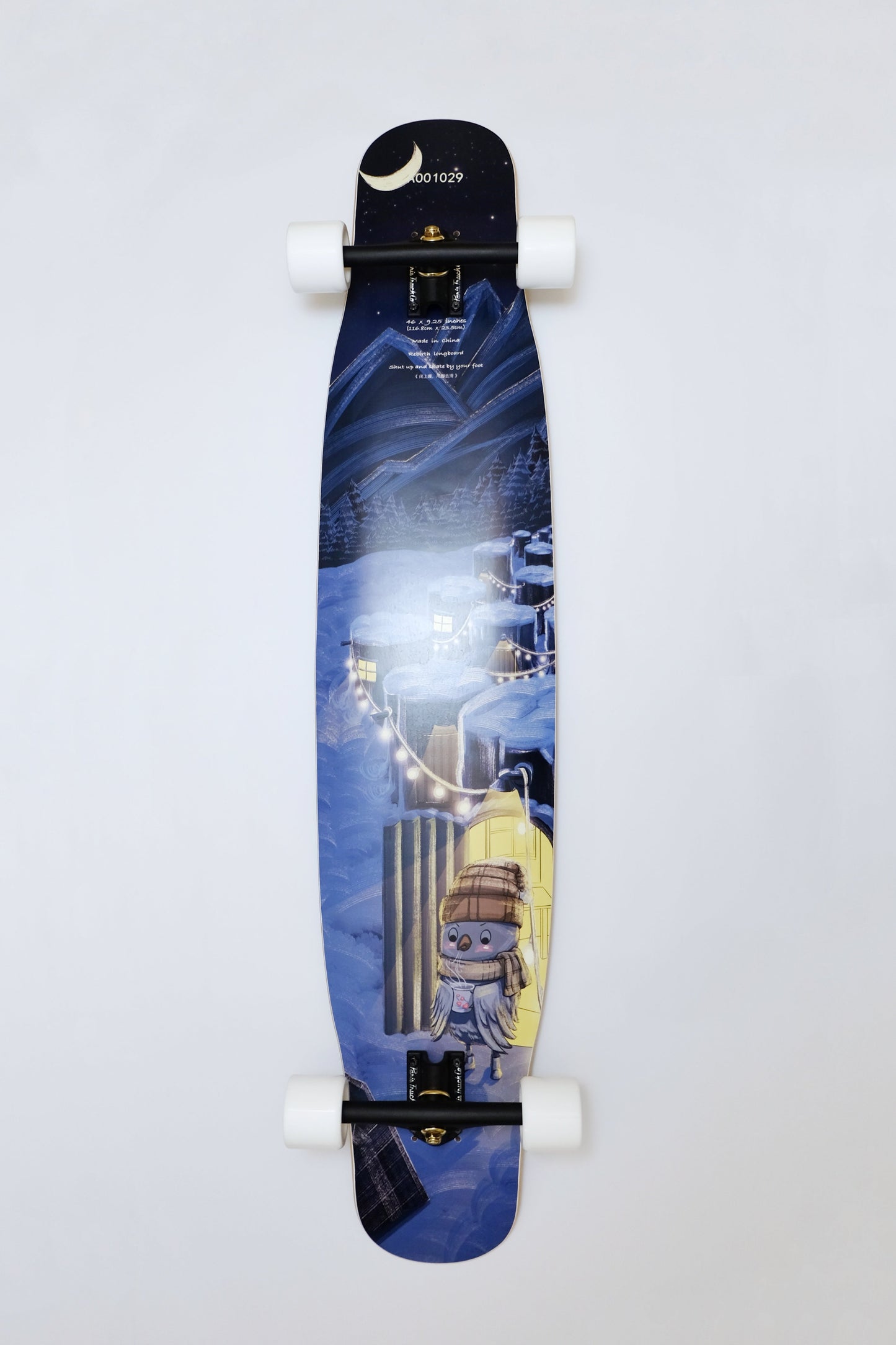 Triangle 46" Winter Longboard - SkatebruhSG