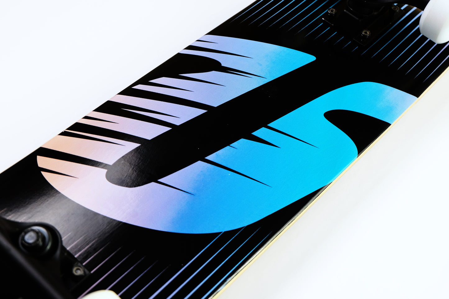 Uber Blue Logo Skateboard - SkatebruhSG