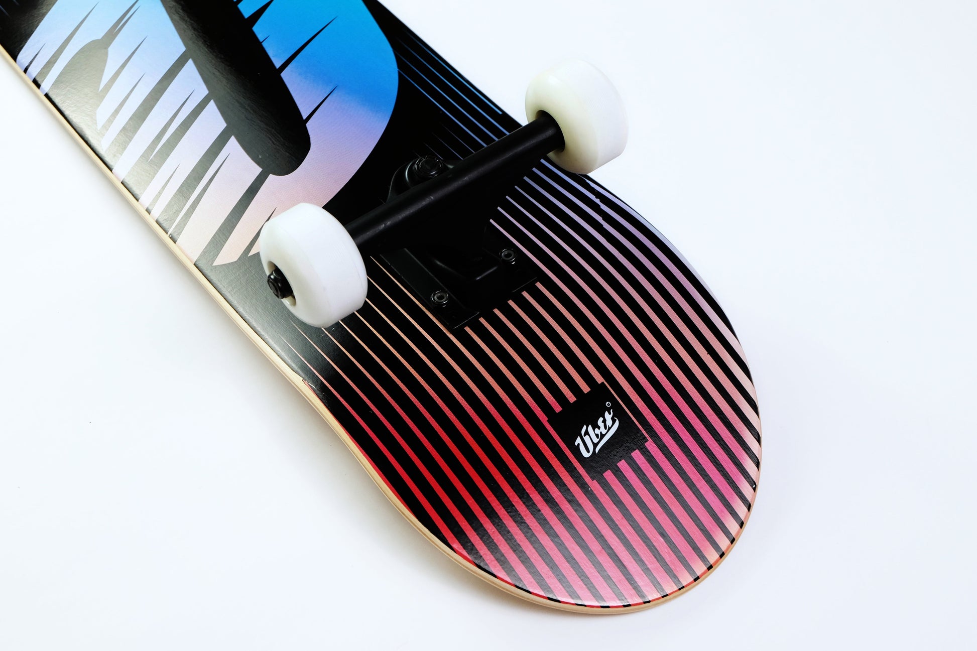 Uber Blue Logo Skateboard - SkatebruhSG