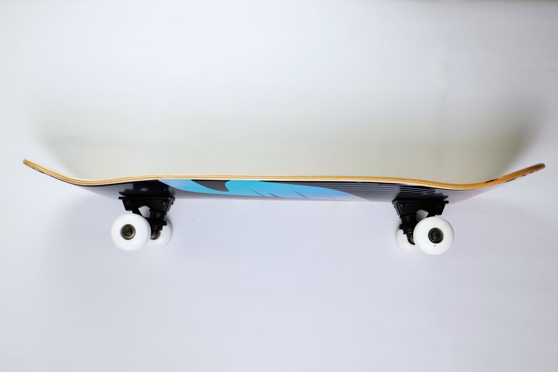 Uber Blue Logo Skateboard - SkatebruhSG