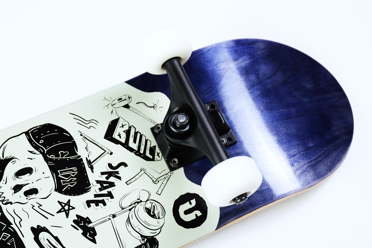 Uber DIY Blue Skateboard - SkatebruhSG