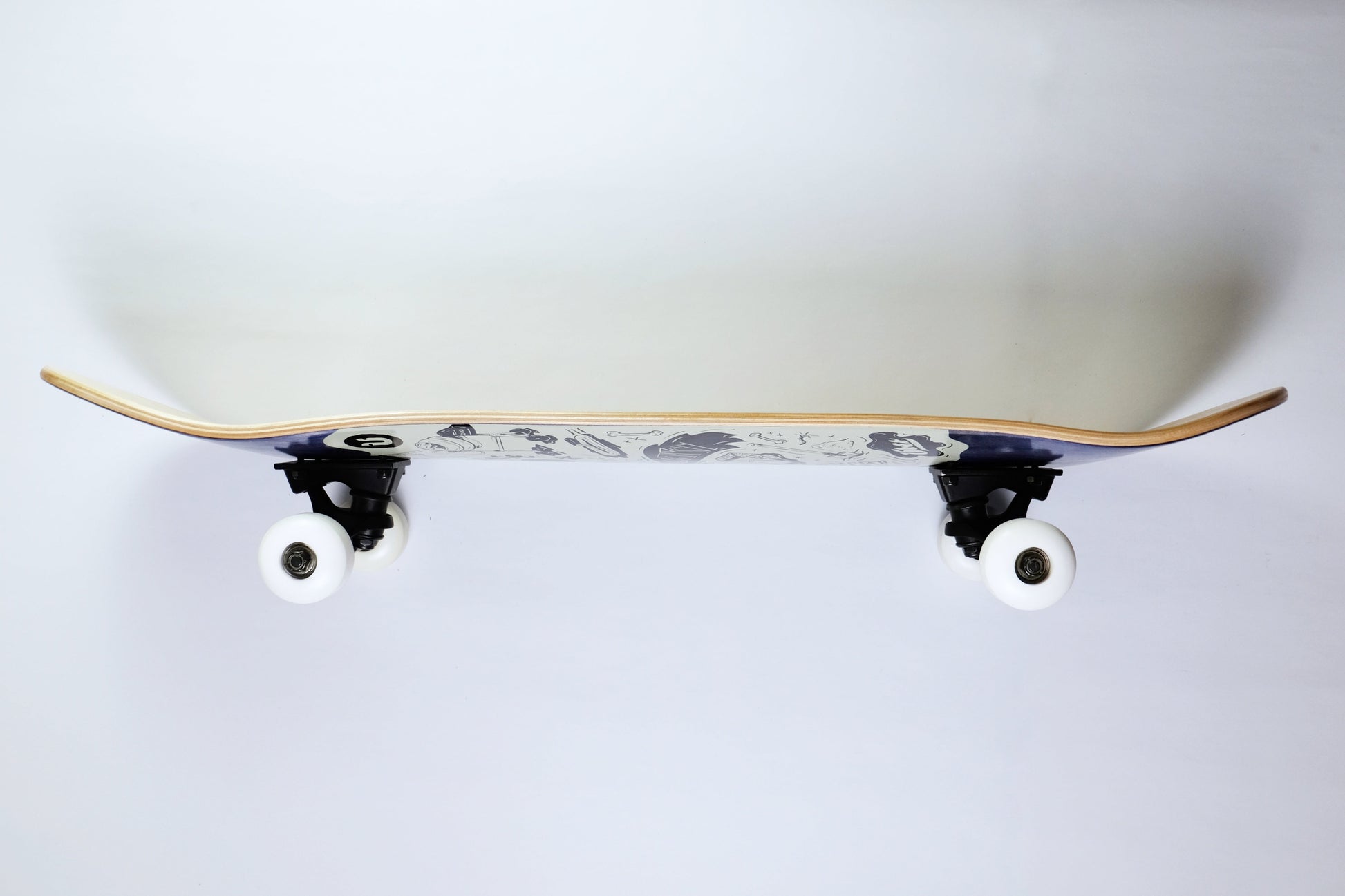 Uber DIY Blue Skateboard - SkatebruhSG