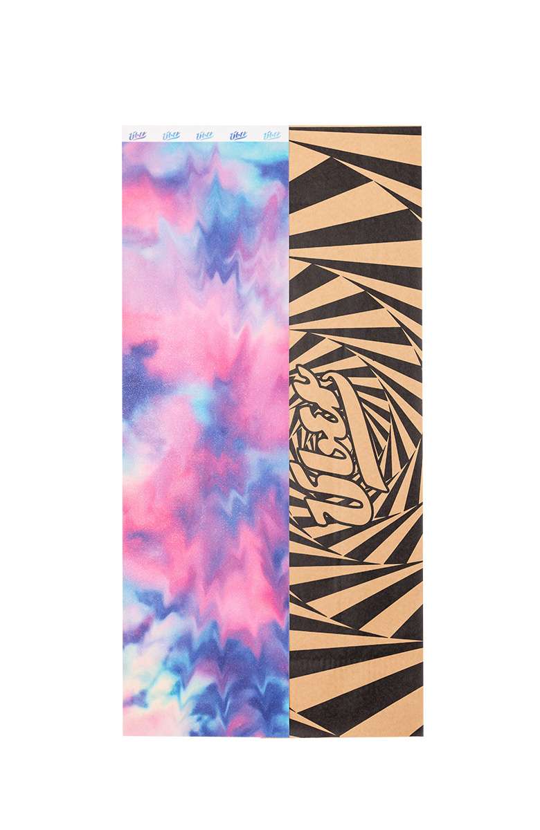 Uber Premium Batic Pink perforated griptape - SkatebruhSG