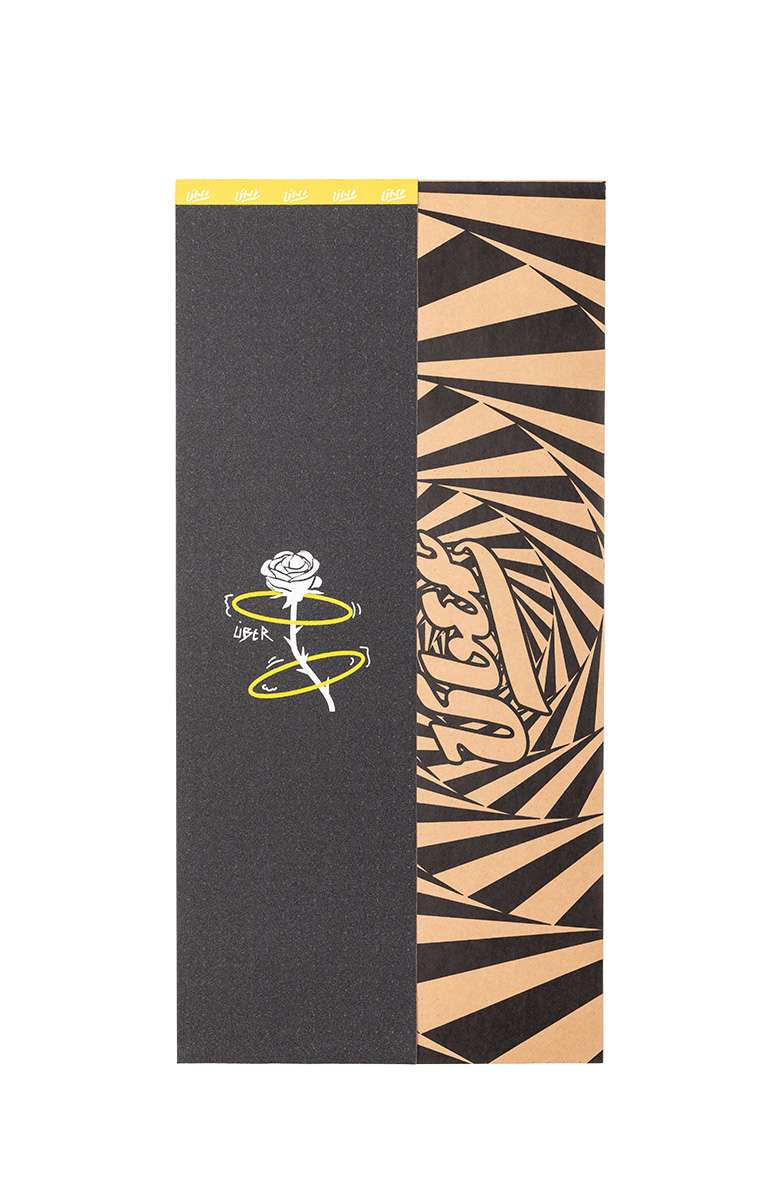 Uber Premium Rose perforated griptape - SkatebruhSG