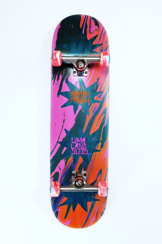 UMA 8.5" Roman Pabich Pop Art skateboard - SkatebruhSG