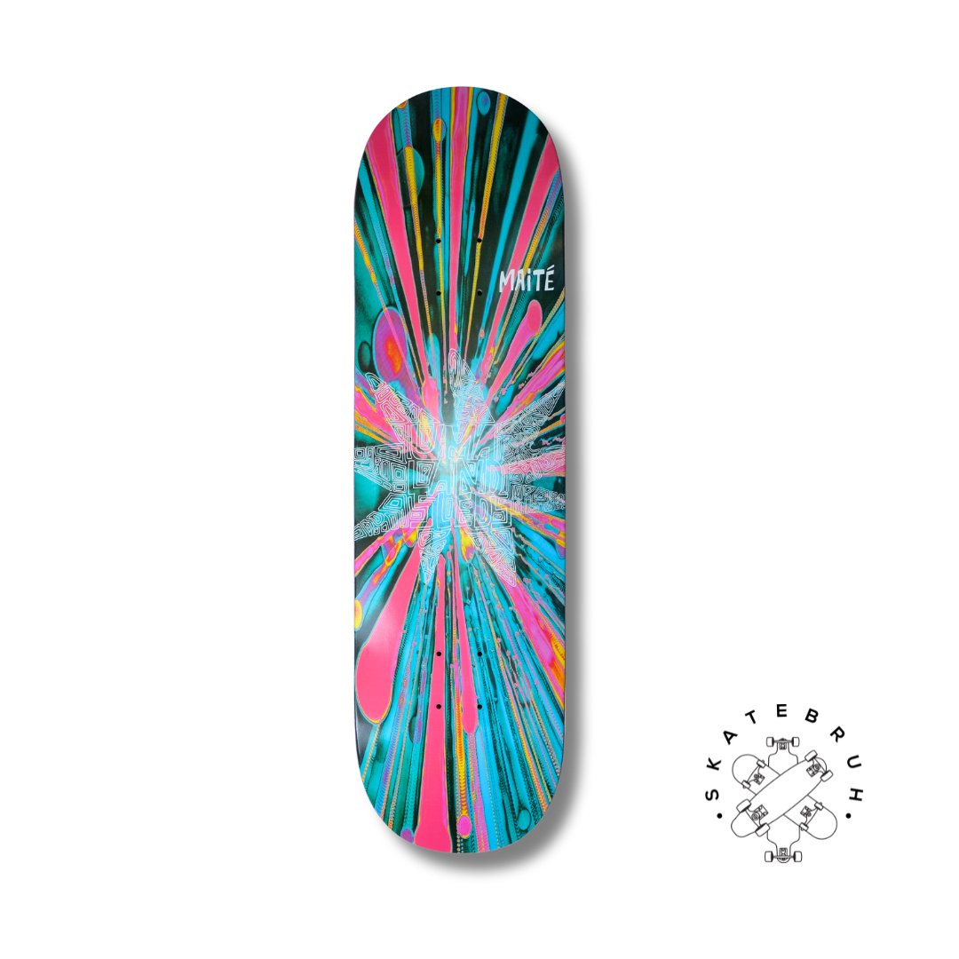 Uma Maite Pathways 8.5" skateboard deck - SkatebruhSG