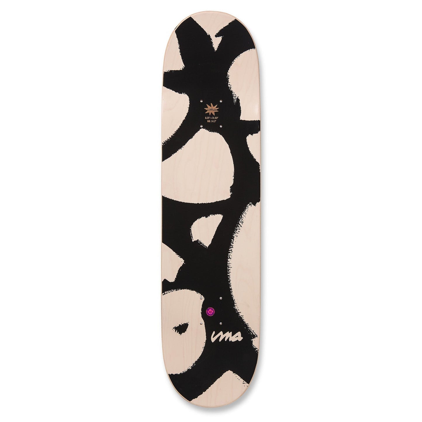 UMA 'Pink Lady' 8.25" skateboard deck - SkatebruhSG