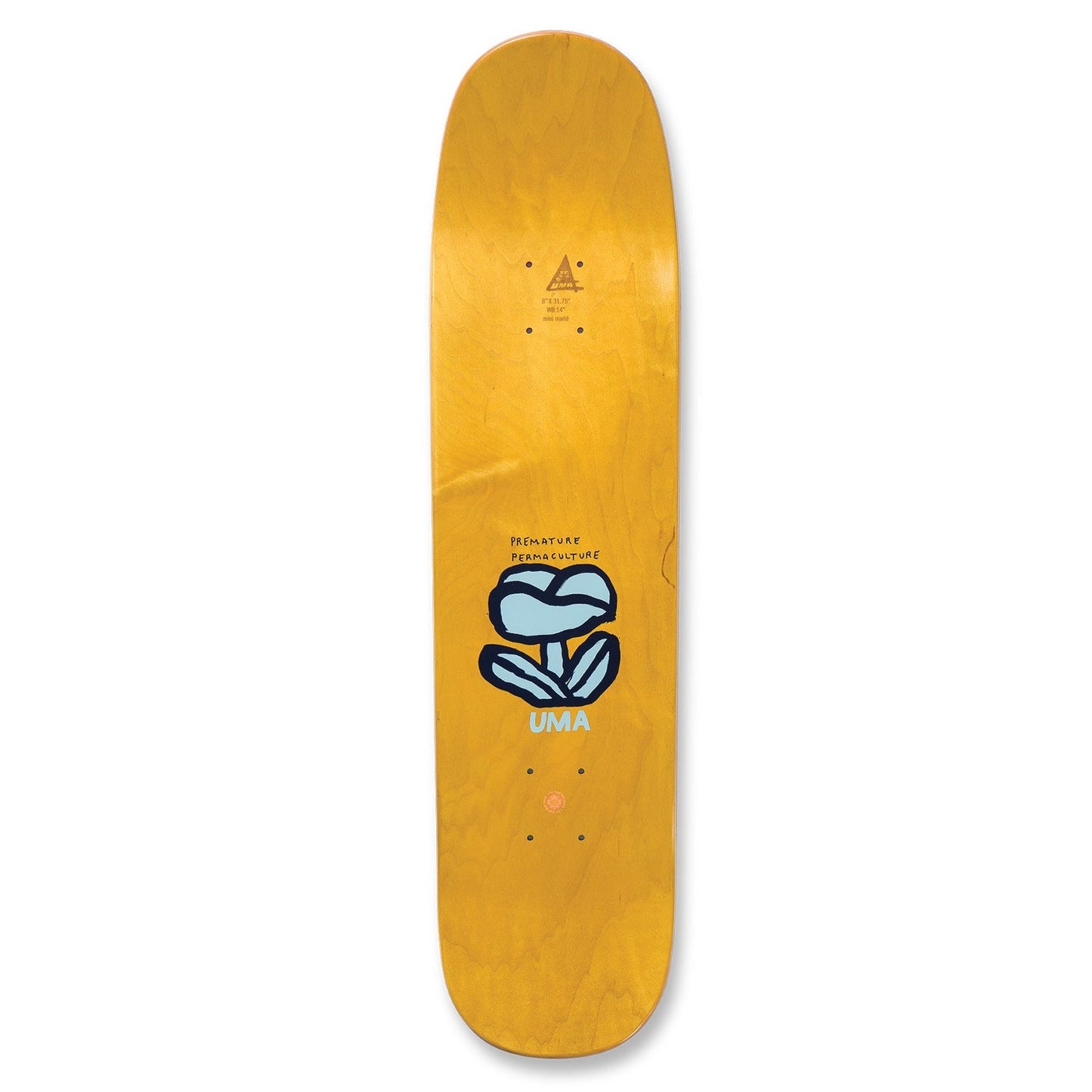 UMA 'Premature Permaculture' 8.0" skateboard deck - SkatebruhSG